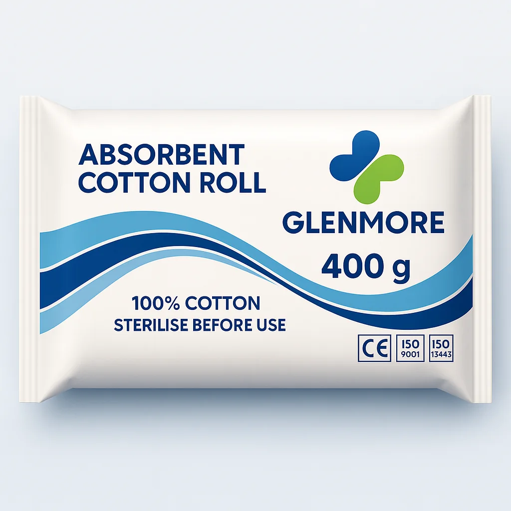 Glenmore absorbent cotton roll 400g pack